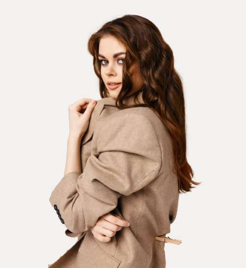 Klassische Khaki-Jacke
