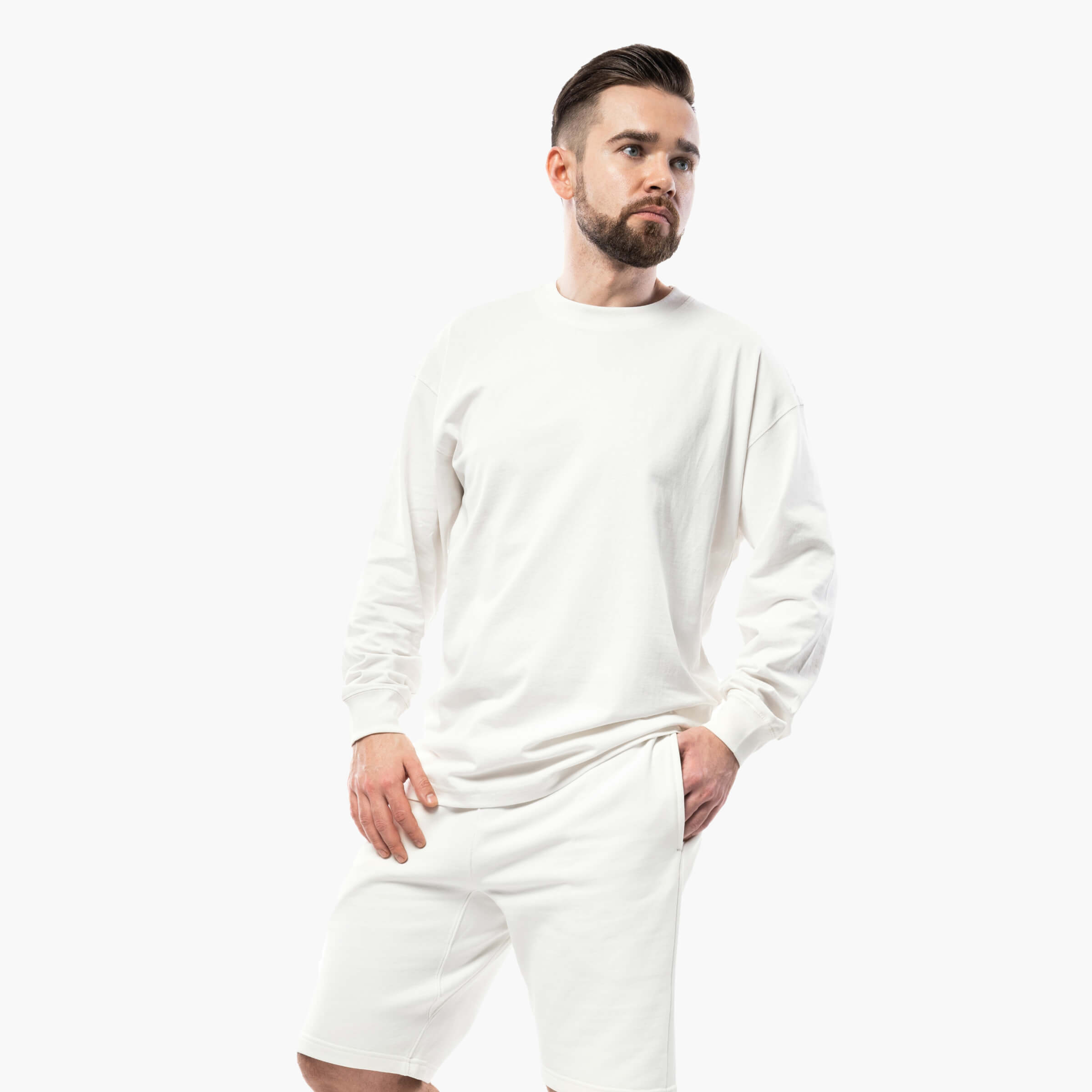 Premium Langarmshirt für Herren Vorderseite